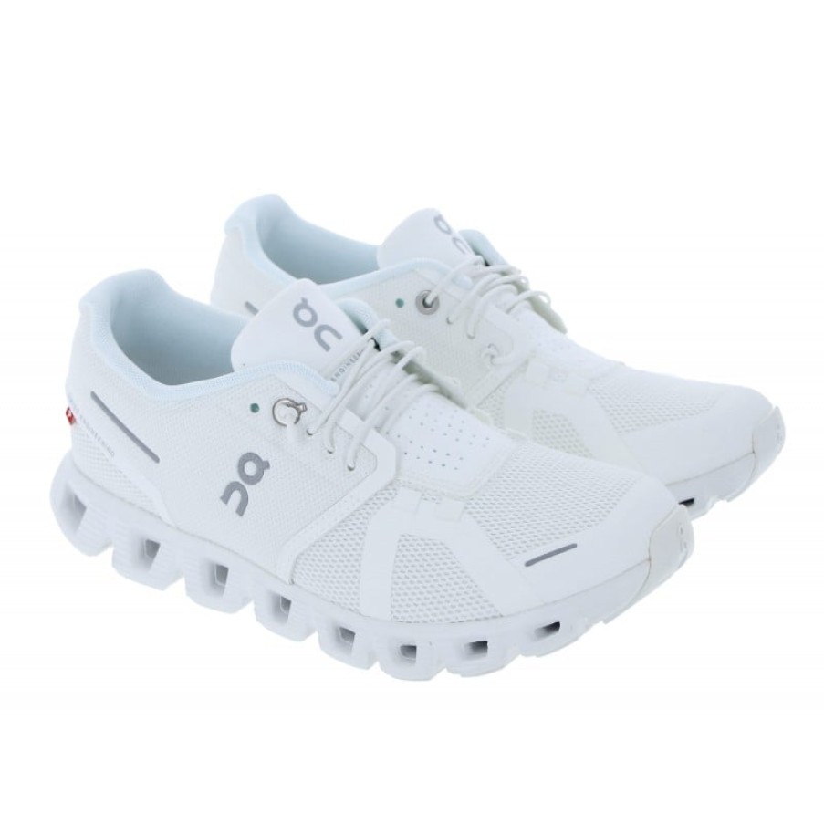 Women'S On Running | Cloud 5 59.98373 Ladies Trainers - Undyed-White