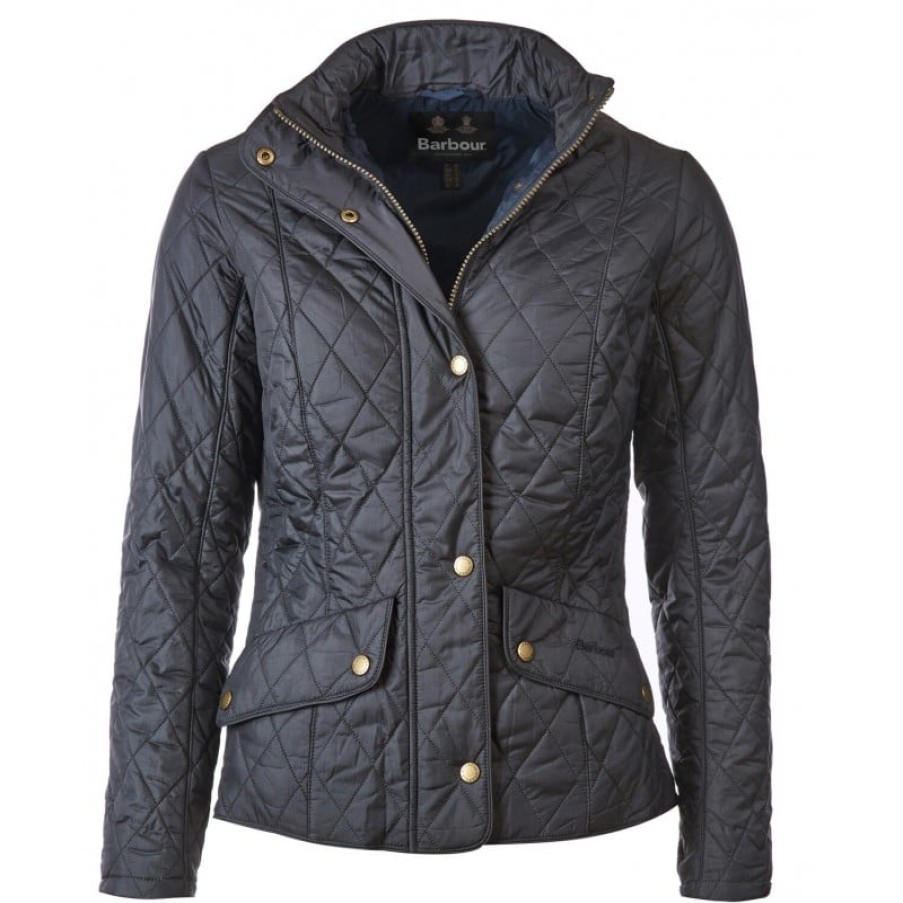 Women'S Barbour | Flyweight Cavalry Quilt Lqu0228 - Blue Textile