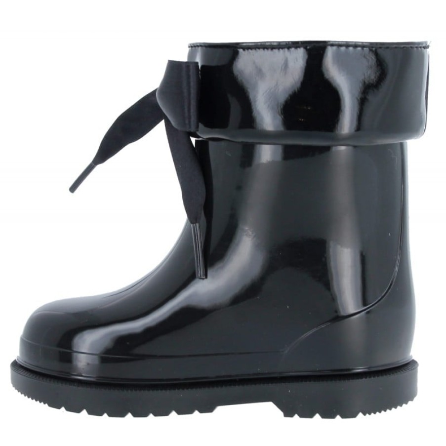 Children'S Igor Boys Wellington Boots | Bimbi Lazo Wellies - Black Gloss