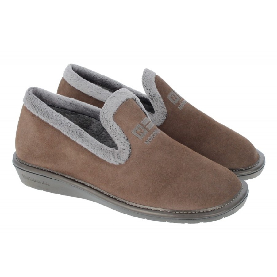 Women'S Nordikas | Nicola 305-0/4 Slippers - Piedra Suede