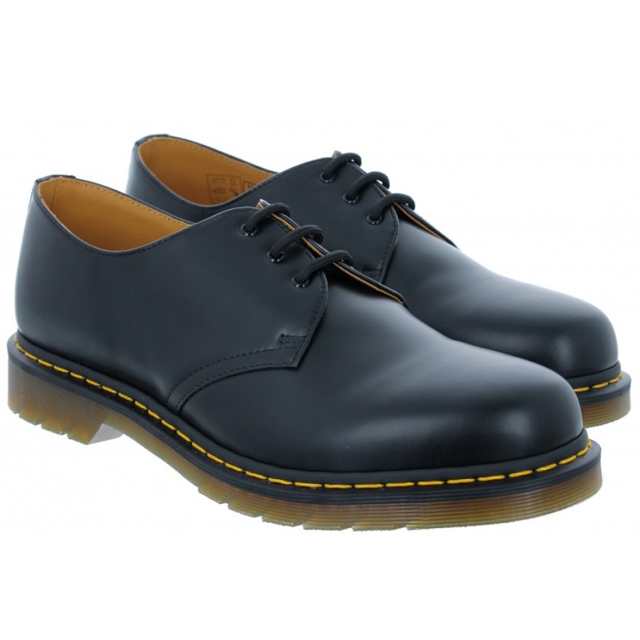 Children'S Dr. Martens Teen Girls School Shoes | 1461 Shoes - Black