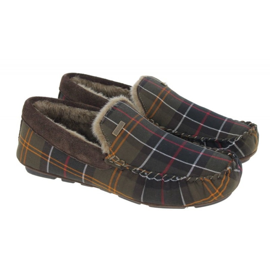 Men'S Barbour | Monty Msl0001 Slippers - Classic Tartan