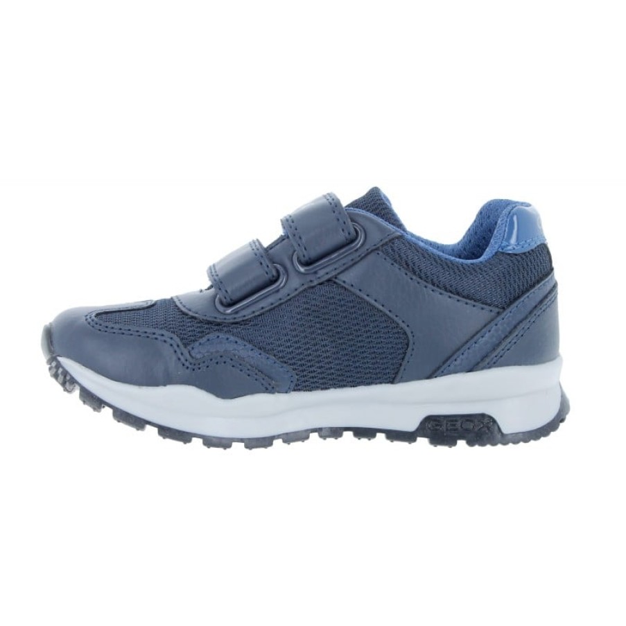 Children'S Geox Boys Trainers | J0415A J Pavel Trainers - Navy / Dk Avio