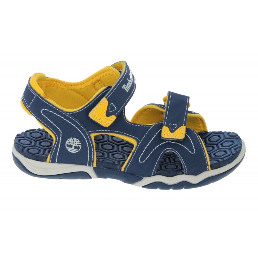 Children'S Timberland Boys Sandals | Adventure Seeker 2 Strap Junior Sandals - Blue