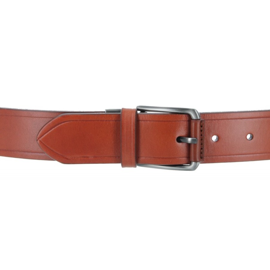 Men'S The Golden Boot | Golden Boot 11236 Belt - Cognac Leather