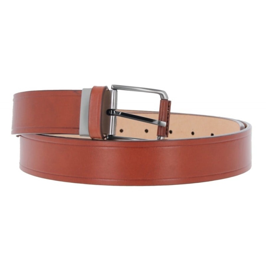 Men'S The Golden Boot | Golden Boot 11236 Belt - Cognac Leather