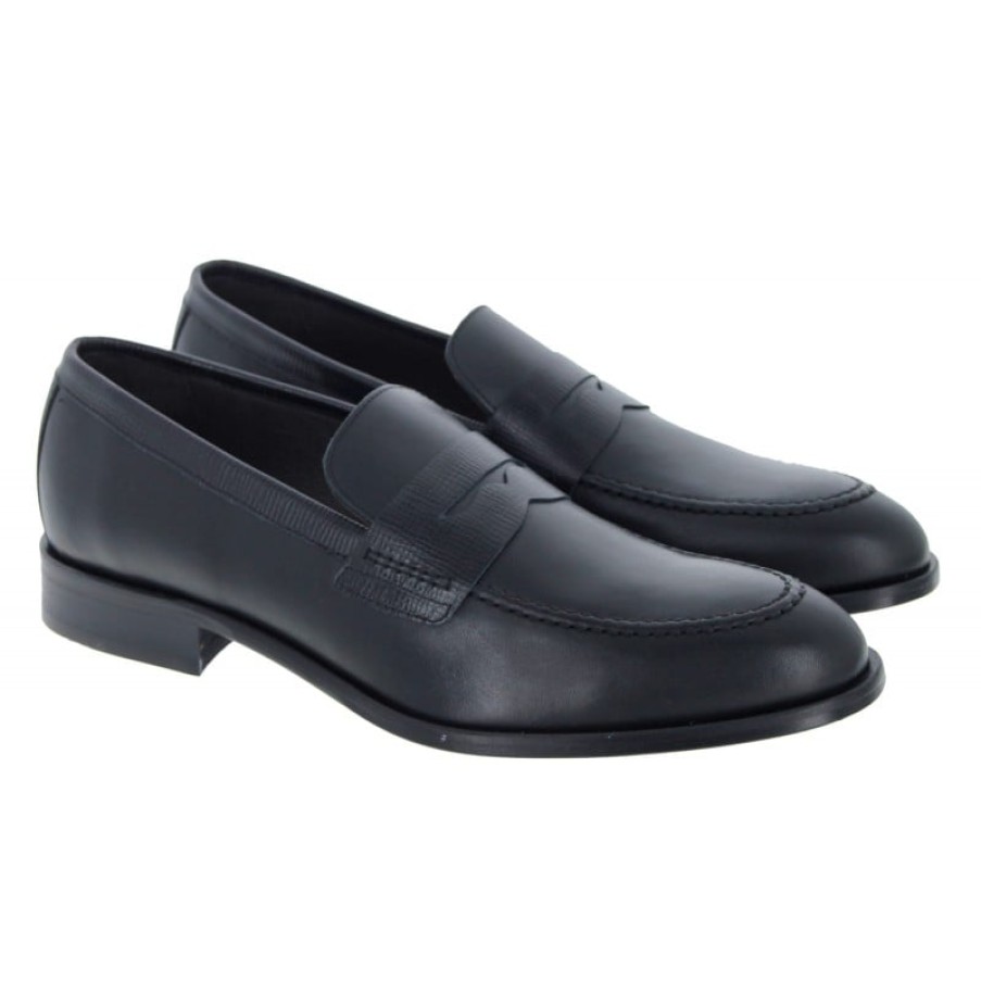 Men'S The Golden Boot | Golden Boot Marco 4520 Loafers - Black Leather