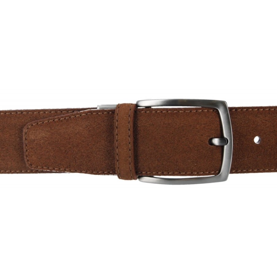 Men'S The Golden Boot | Golden Boot 11231 Belt - Tan Suede