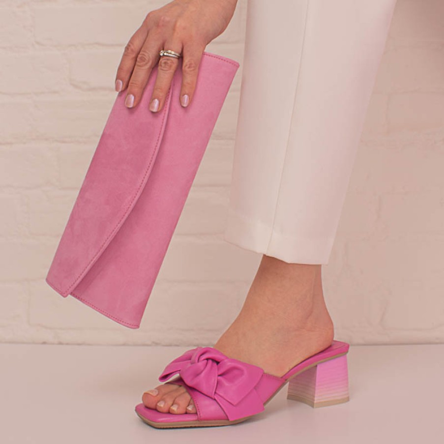 Women'S The Golden Boot | Golden Boot C-53 Clutch Bag - Pink Soho Suede