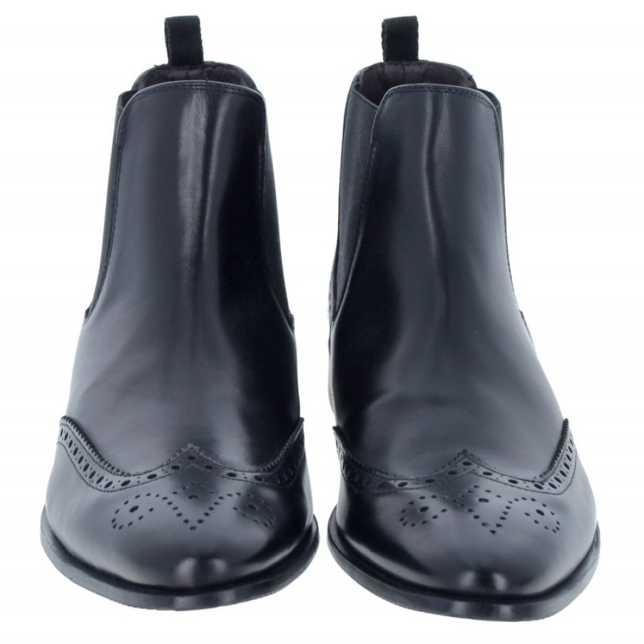 Men'S The Golden Boot | Golden Boot Renard 5838 Boots - Black Leather