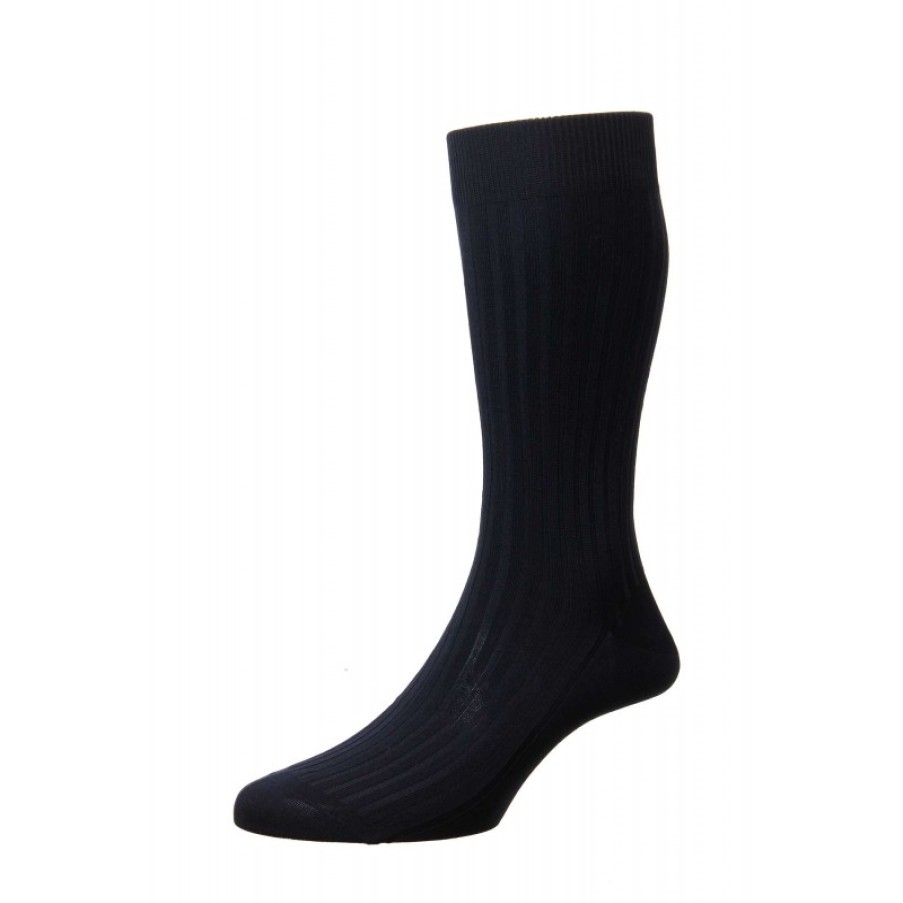 Men'S Pantherella | Danvers Socks - Navy