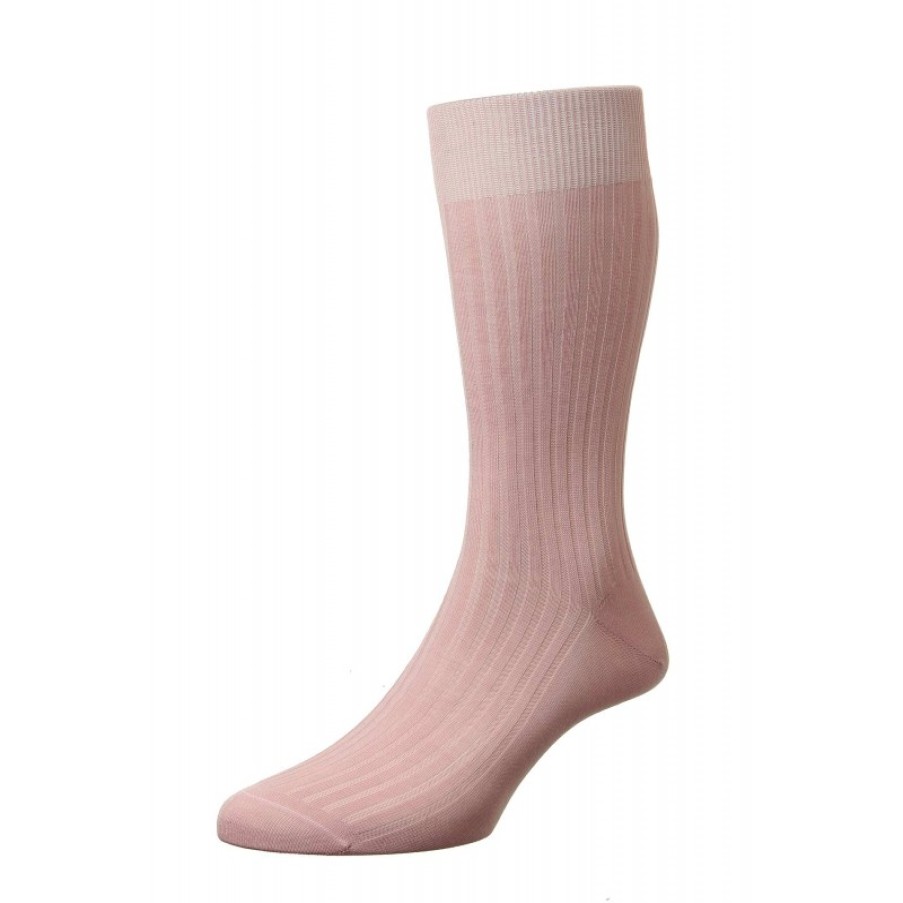 Men'S Pantherella | Danvers Socks - Dusty Pink