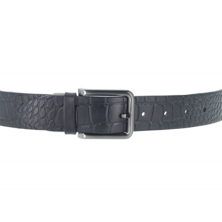 Men'S The Golden Boot | Golden Boot 11237 Belt - Black Leather