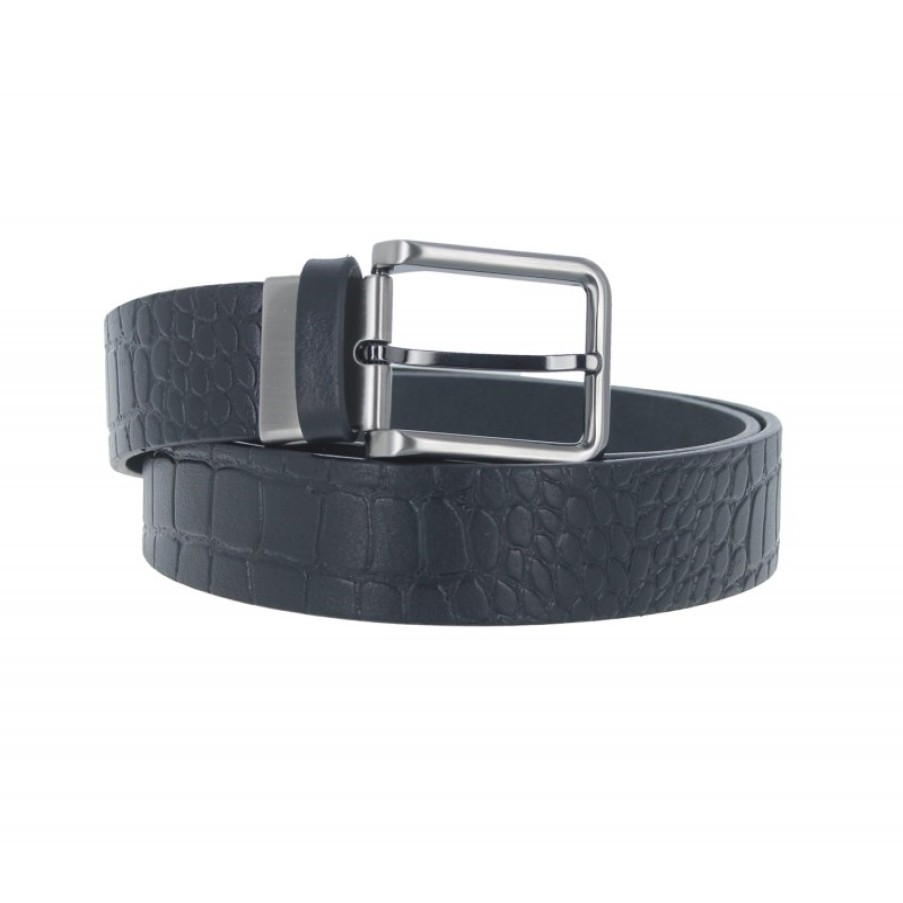 Men'S The Golden Boot | Golden Boot 11237 Belt - Black Leather