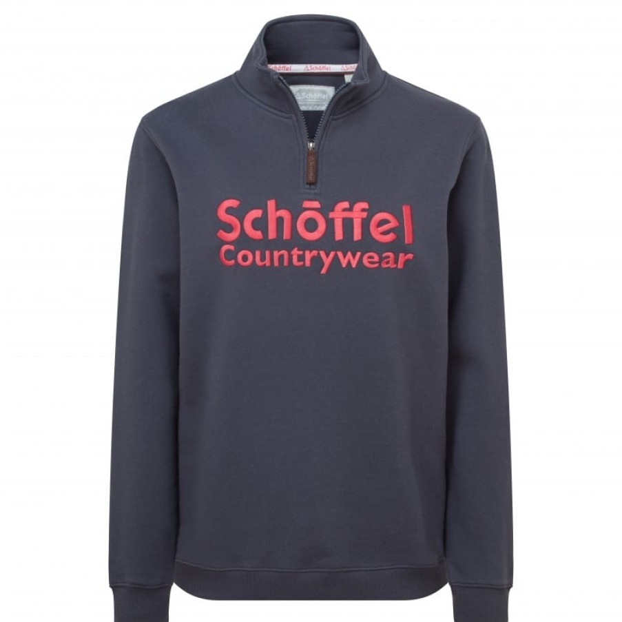 Women'S Schoffel | St Issey Sweatshirt 2303 - Slate Navy