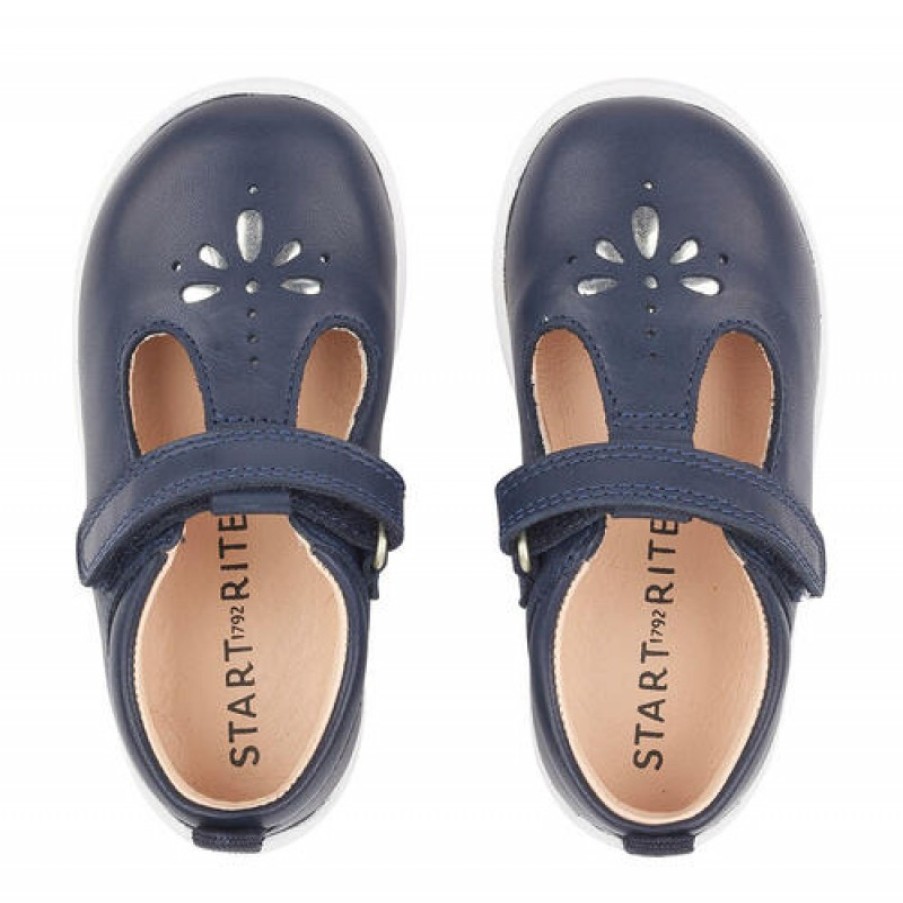 Children'S Start-Rite Girls Shoes | Puzzle Shoes - Navy