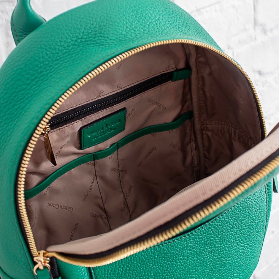 Women'S Gianni Conti | 2464285 Backpack - Emerald Leather