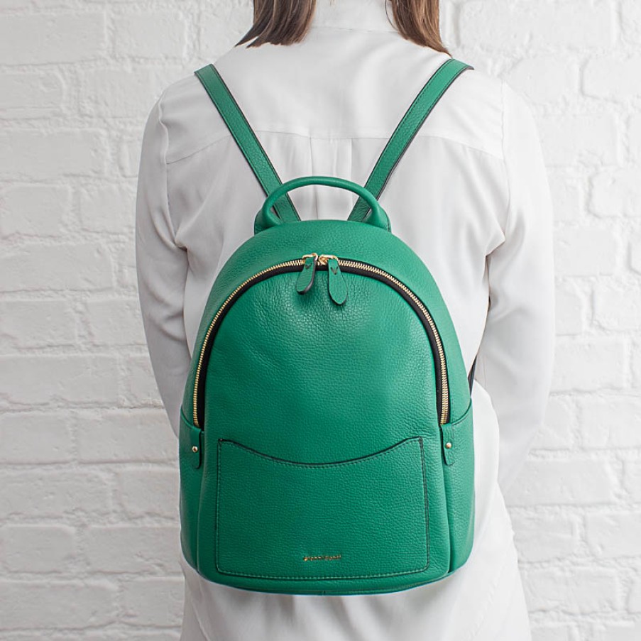 Women'S Gianni Conti | 2464285 Backpack - Emerald Leather