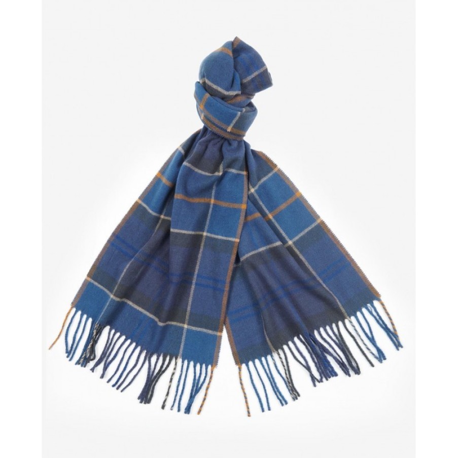 Men'S Barbour | Gallingale Scarf Usc0300 - Midnight Tartan