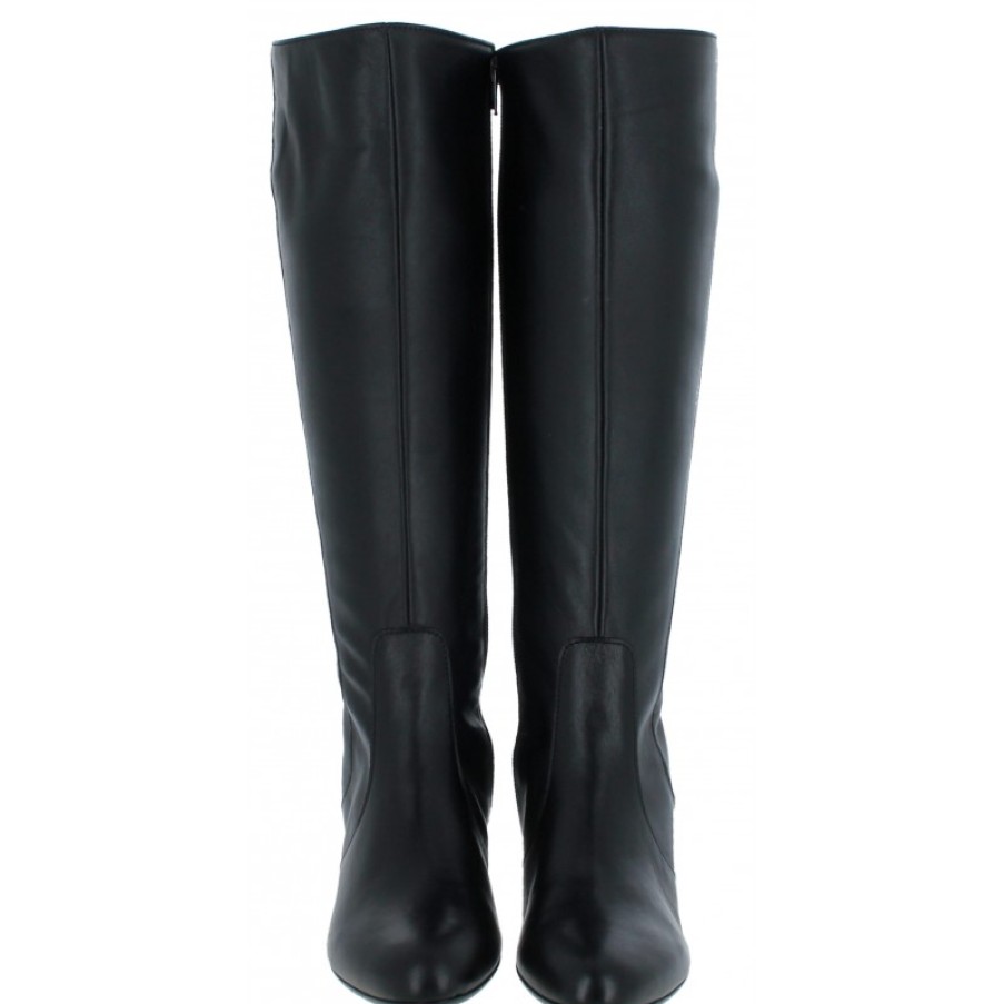 Women'S Gabor | Maybe S 35.858 Knee High Boots - Black Leather