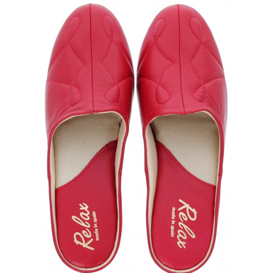 Women'S Gabor | Relax 7312 Slippers - Red Leather