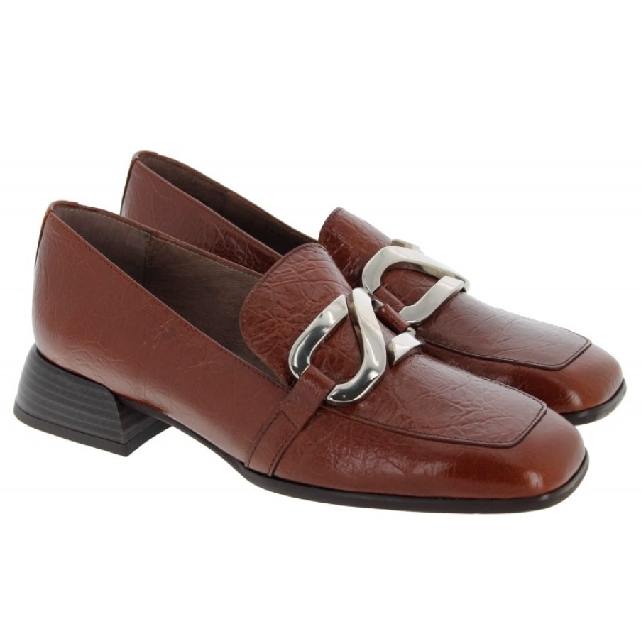 Women'S Wonders | C-7110 Loafers - Cognac Leather