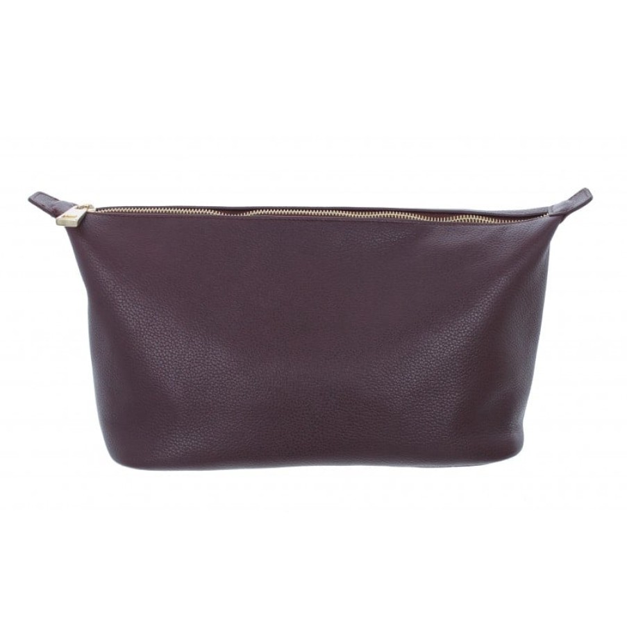 Women'S The Golden Boot | Golden Boot 03 Slouch Washbag - Burgundy