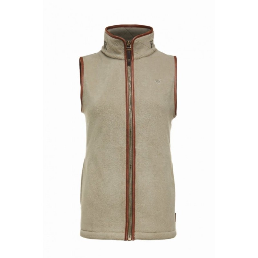 Women'S Holland Cooper | Country Fleece Gilet - Sage