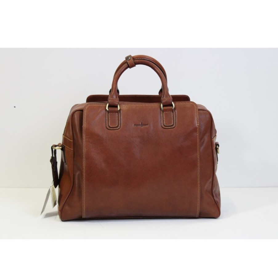 Men'S Gianni Conti | 913575 Duffle Bag - Cognac