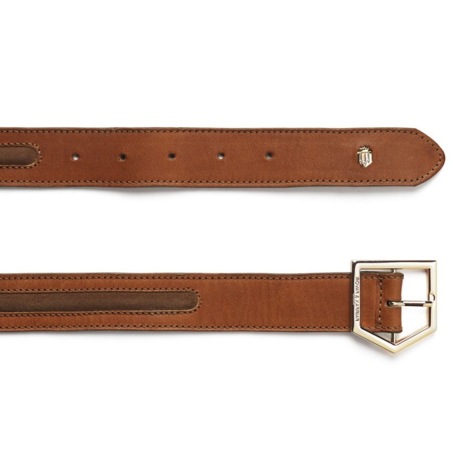 Women'S Fairfax and Favor | Fairfax & Favor Hampton Belt - Tan Suede