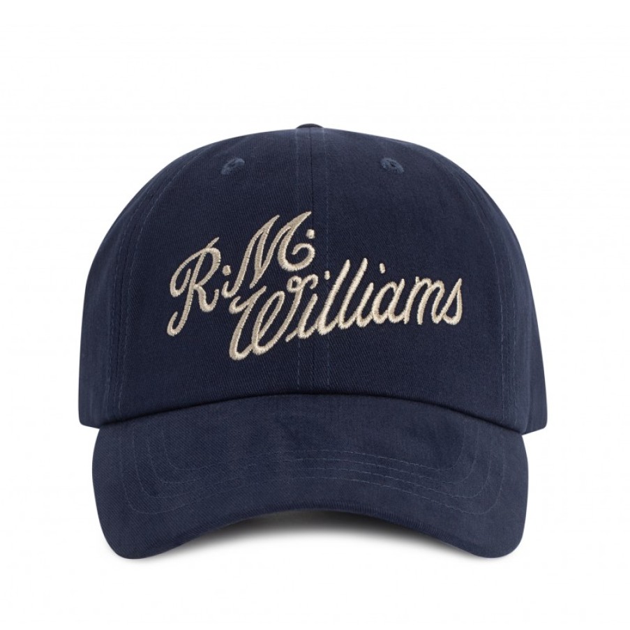 Men'S R. M. Williams | Script Cap - Navy/Bone