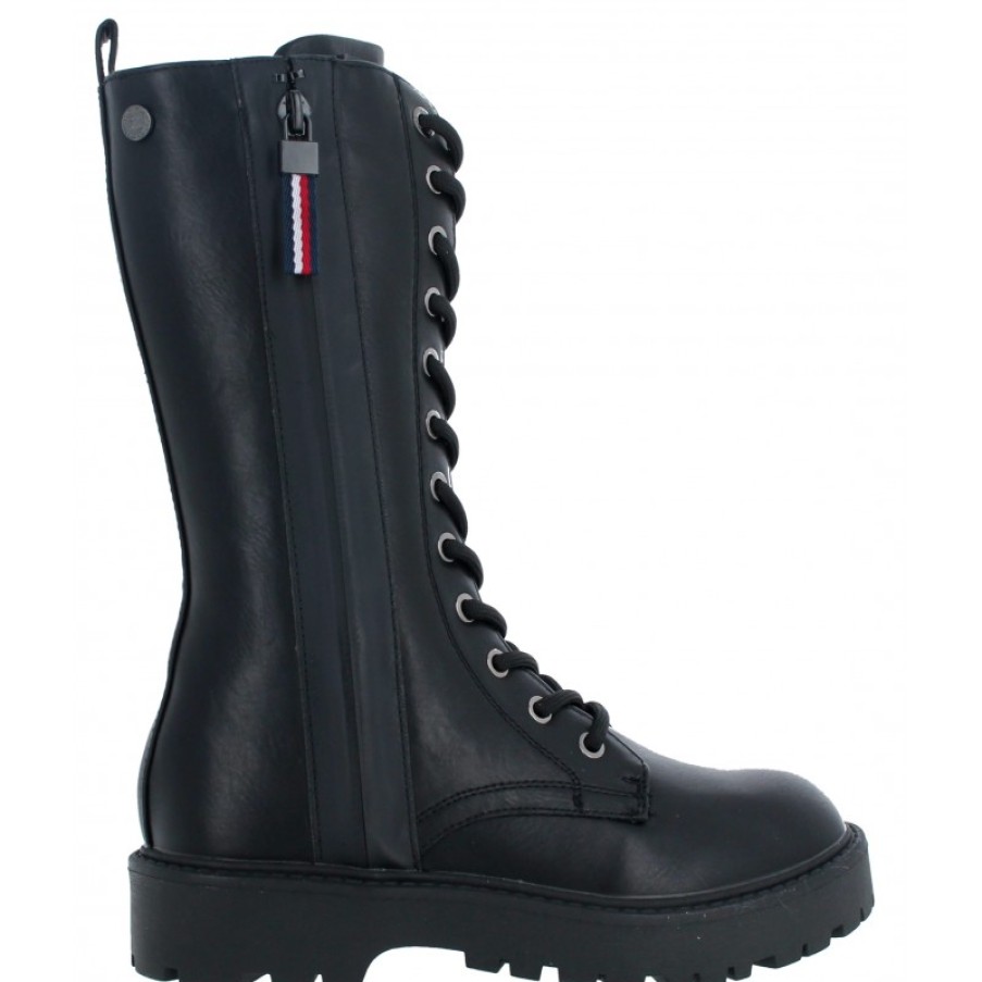 Children'S Xti Girls Boots | 150158 Long Boots - Black