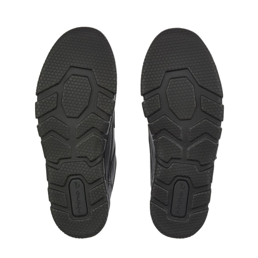 Children'S Start-Rite Boys School Shoes | Rhino Warrior School Shoes - Black Leather