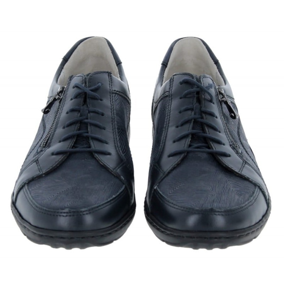 Women'S Waldlaufer | Henni 496042 Shoes - Navy Leather