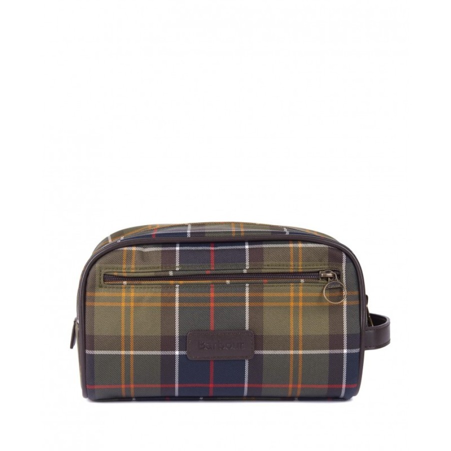 Men'S Barbour | Tartan Washbag Mac0396 - Tartan