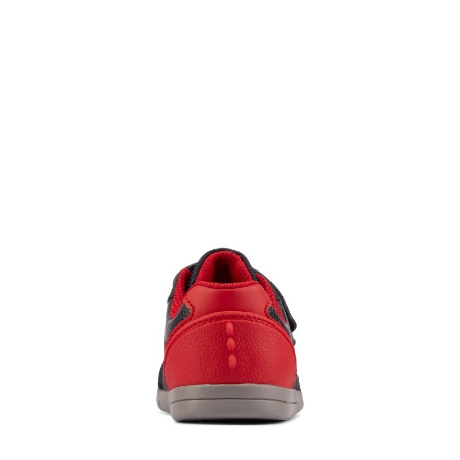 Children'S Clarks Boys First Shoes | Rex Play Toddler Shoes - Navy/Red