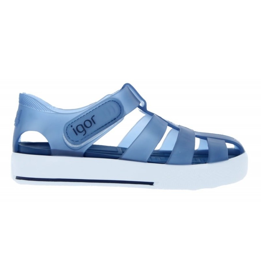 Children'S Igor Boys Sandals | Star Jelly Sandals - Navy