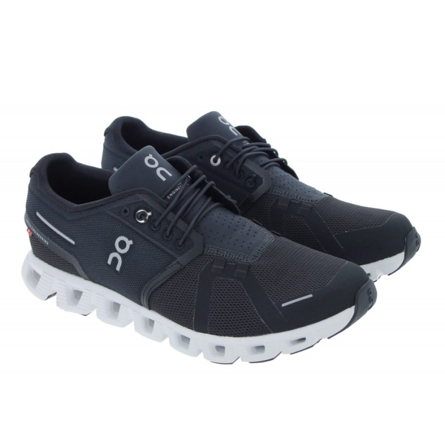 Men'S On Running | Cloud 5 59.98919 Mens Trainers - Black / White