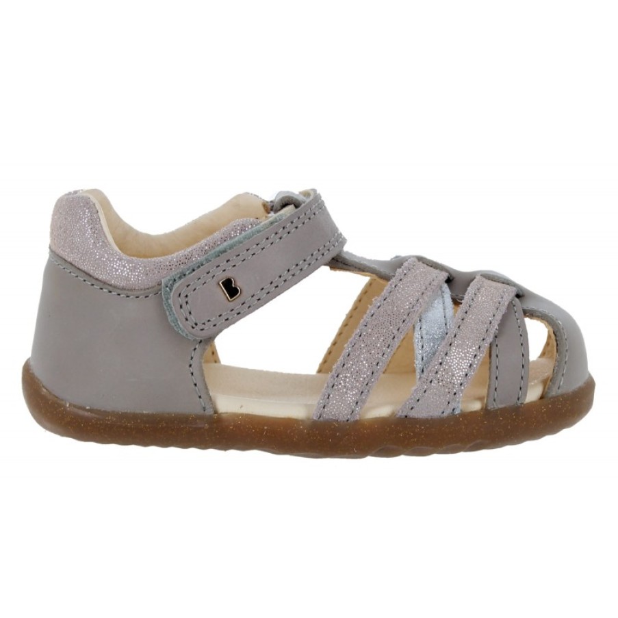 Children'S Bobux Girls Sandals | Step Up Cross Jump 7311 Sandals - Taupe Leather