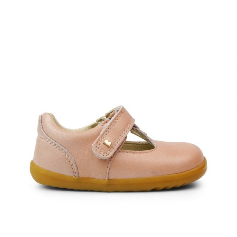 Children'S Bobux Girls First Shoes | Step Up Louise 7283 Shoes - Pink Dusk Pearl