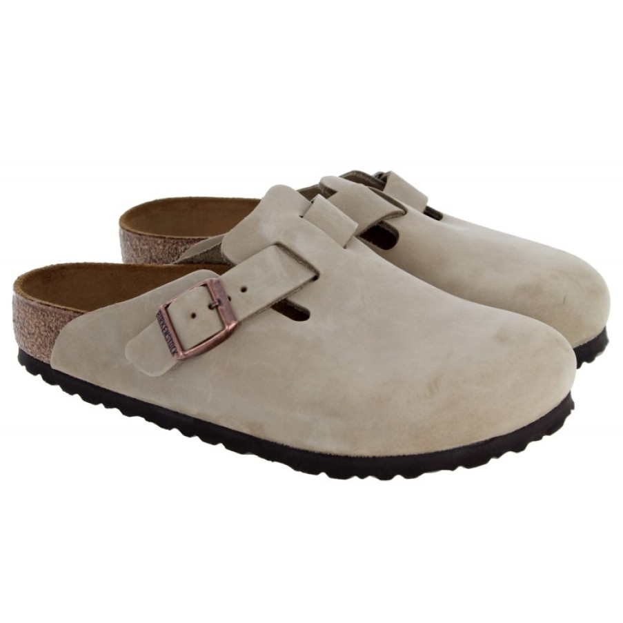 Women'S Birkenstock | Boston 0960811 Clogs - Tobacco Oiled Brown Leather