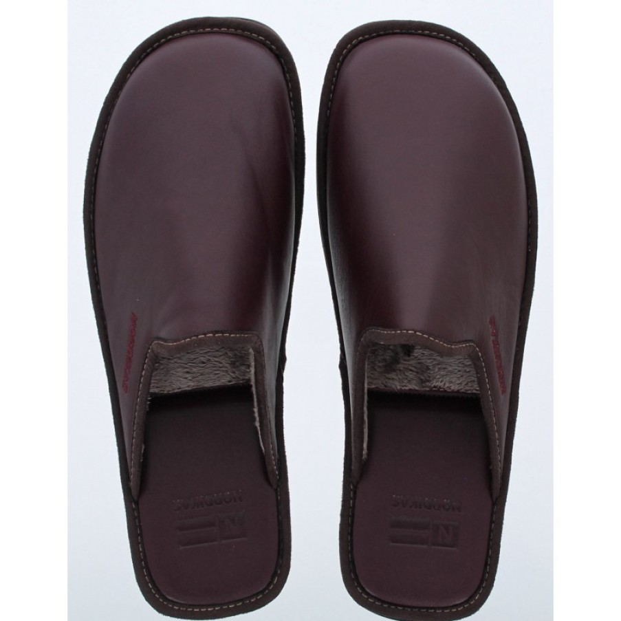 Men'S Nordikas | Norwood Iii 131 Slippers - Burdeos Leather