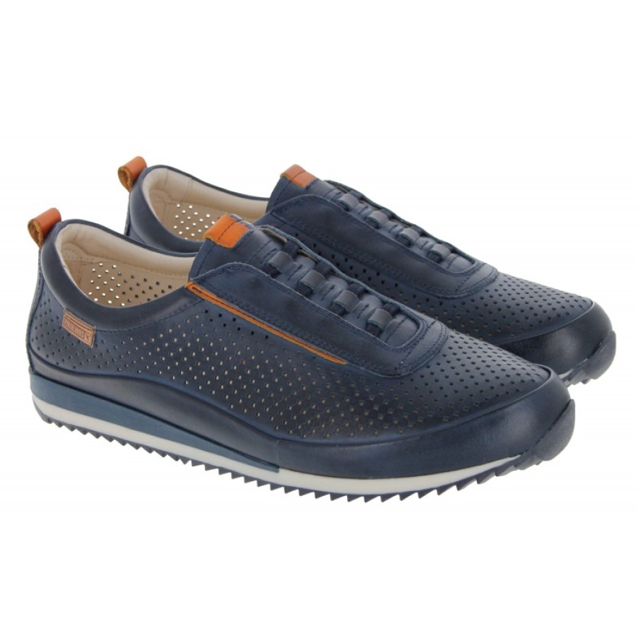 Men'S Pikolinos | Liverpool M2A-6252 Trainers - Blue Leather