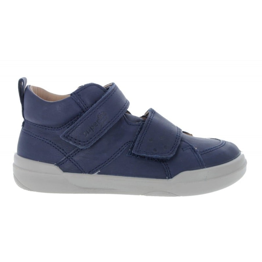 Children'S Superfit Boys First Shoes | Superfree Hi-Tops - Navy