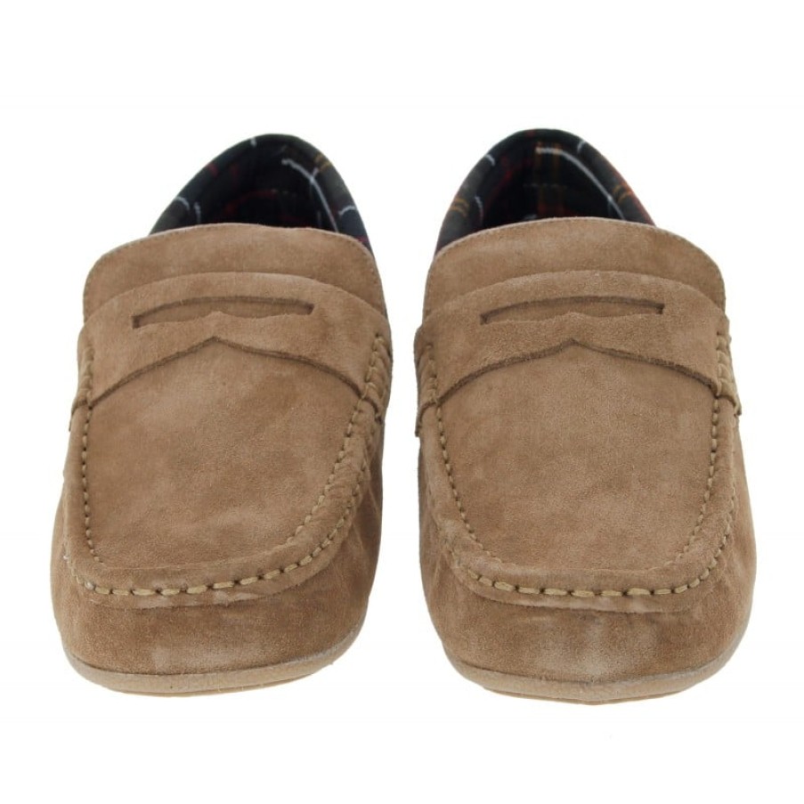 Men'S Barbour | Porterfield Msl0011 Slippers - Tan