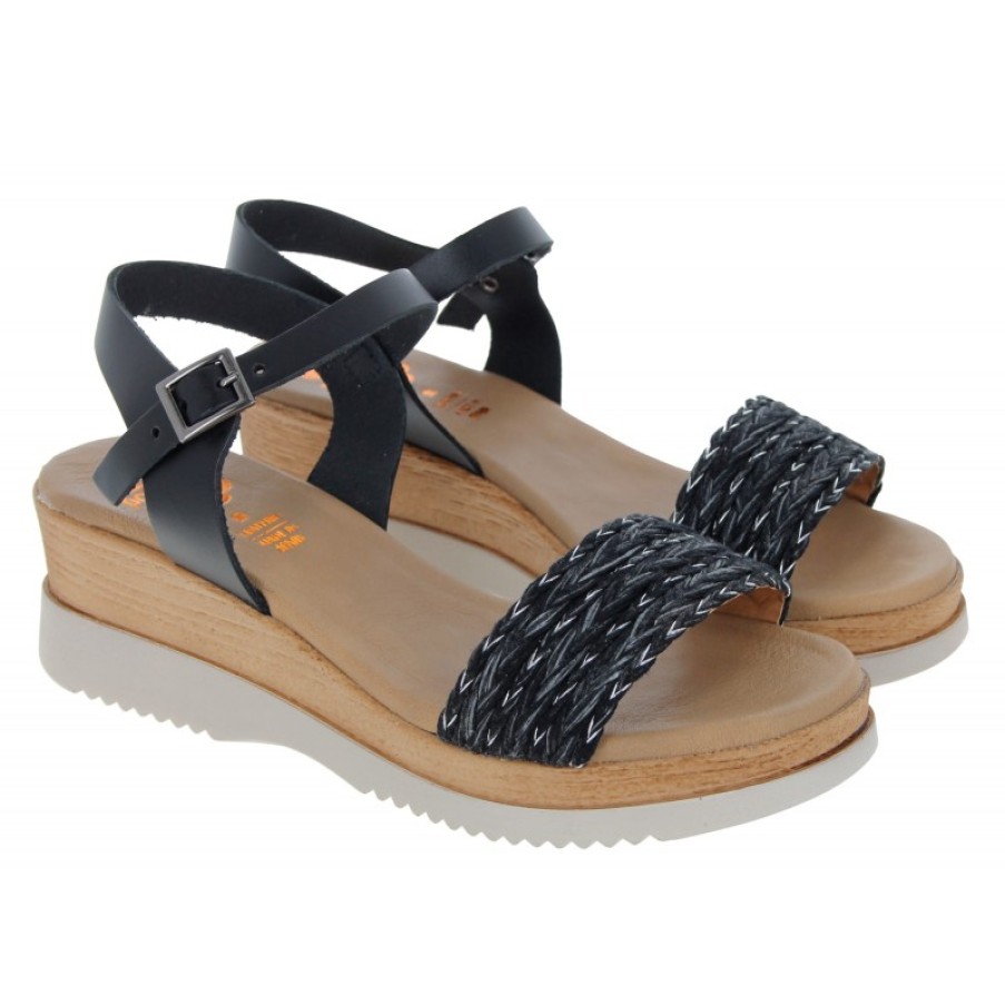 Women'S Porronet | 2955 Sandals - Black Leather