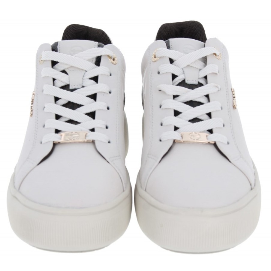 Women'S Tamaris | Violetta 23700 Trainers - White Combi Leather