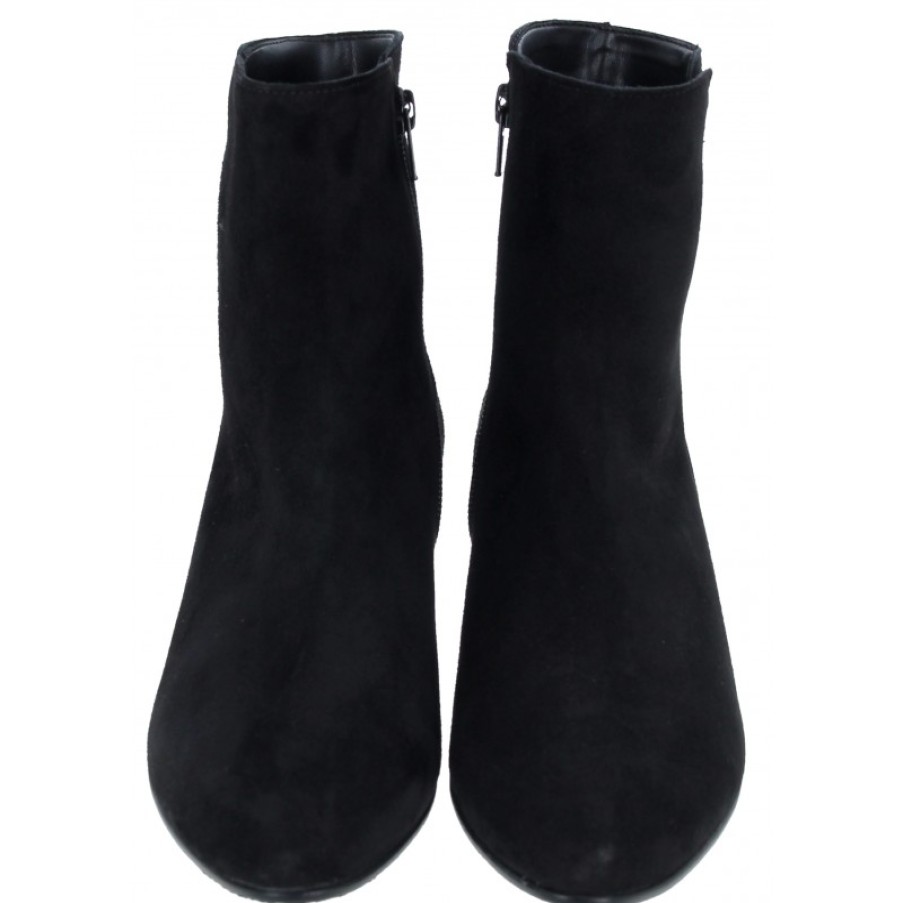 Women'S Gabor | Abbey 35.680 Ankle Boots - Black Suede