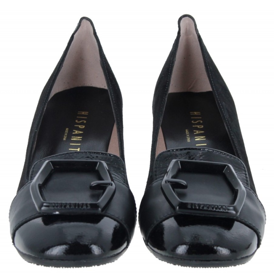 Women'S Hispanitas | Manila Hi232987 Court Shoes - Black Leather