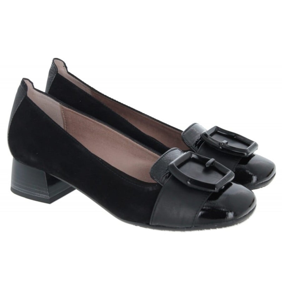 Women'S Hispanitas | Manila Hi232987 Court Shoes - Black Leather